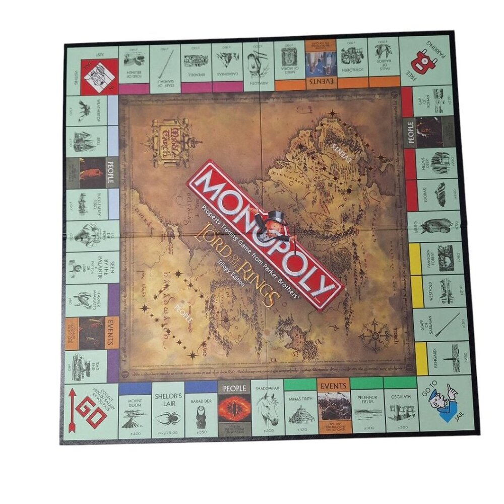 Monopoly Lord Of The Rings Trilogy Game Board Replacement‎ Piece 2003 Vintage